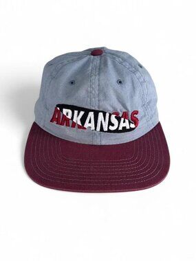 Vintage University of Arkansas Razorbacks Snapback Hat OSFA NCAA Annco